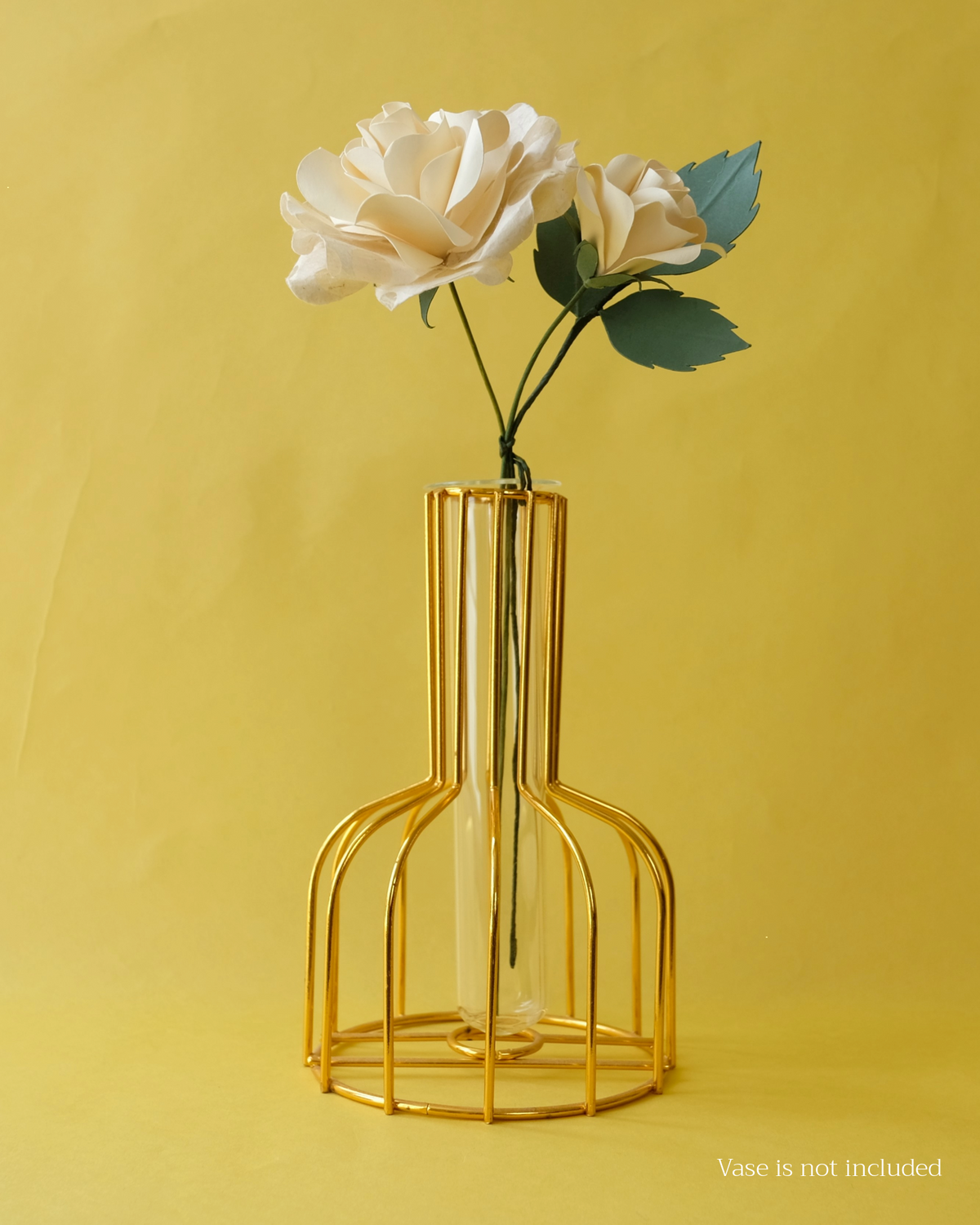 Paper flower bouquet: Ivory Rose